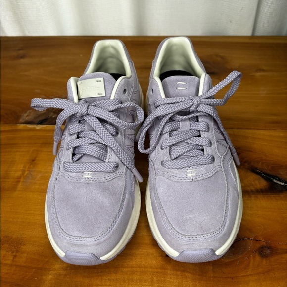 New without tags LABEL Go-To Sneaker Shoes Lavander Suede Size Women 5.5 - Picture 3 of 10